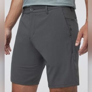 NWT VUORI Men's Gray Shorts.Size 36, Cotton Blend